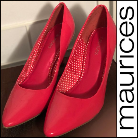 Maurices Shoes - Maurices Hot Pink Pointed Toe Pumps